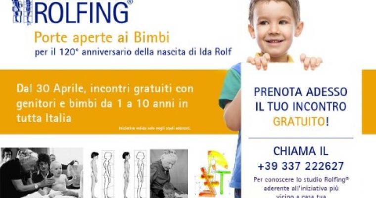 Maggio: il Rolfing ® S.I. incontra i bambini Maggio: il Rolfing S.I. incontra i bambini