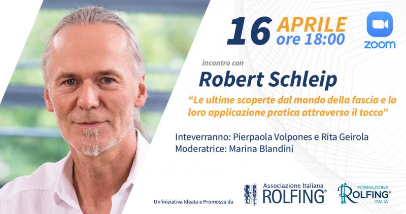 Webinar live con ROBERT SCHLEIP