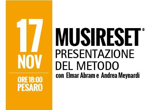 Presentazione del metodo Musireset a Pesaro